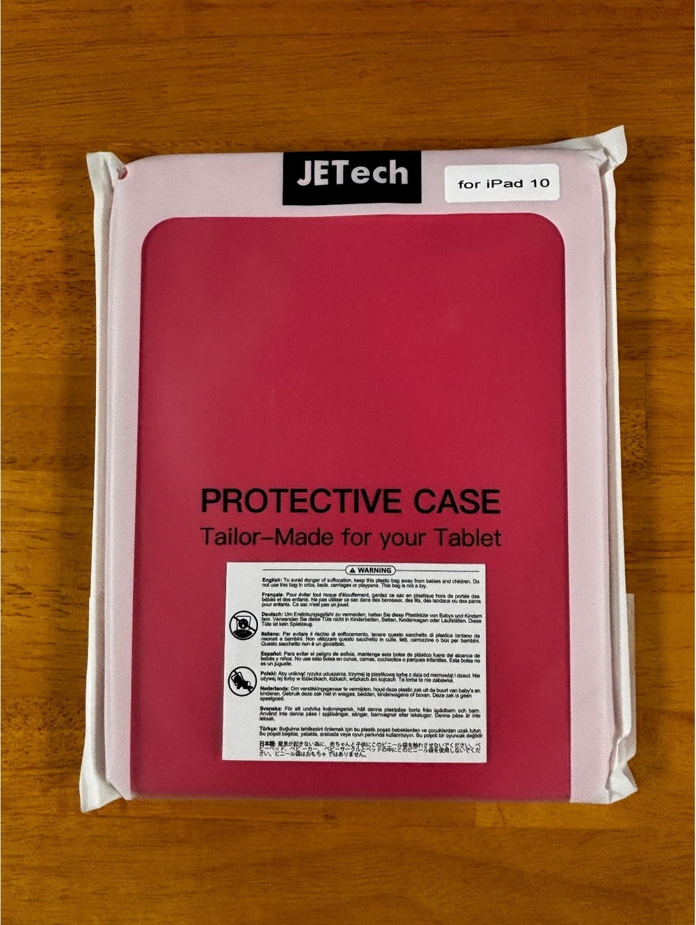 JETech Pink Protective Case For iPad 10